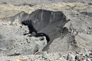 Trekking on Glacier to Glina Camp