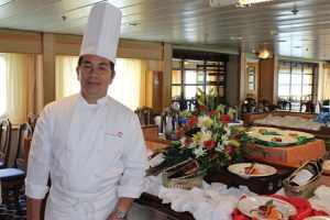 Dining room on board M/S Expedition