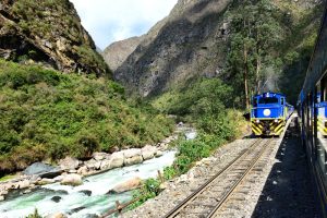 Train to Machu Picchu town