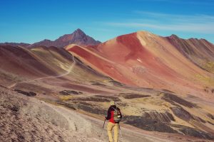 Trekking to  Rainbow Mountain