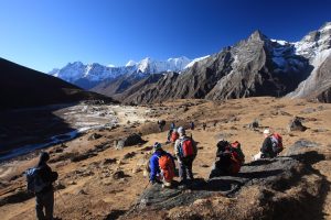 On trek to Renjo La. Image by D Airston