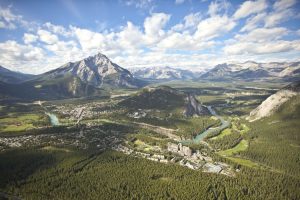 Aerial View of Banff township