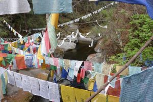 Prayer flags at the Burning Lake