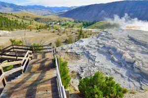 Mammoth Hot Springs boardwalk, Yellowstone