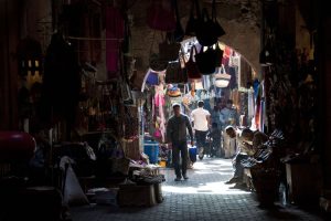 Marrakesh souks, A Harrison