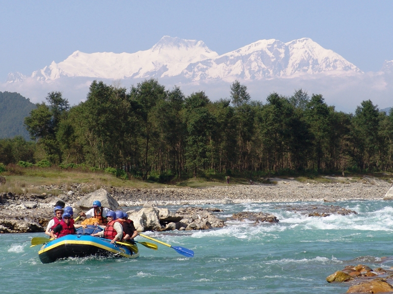 Rafting on the Seti