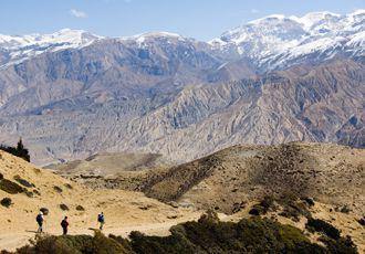 Summer trekking in Mustang